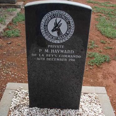 HAYWARD P.M. -1914