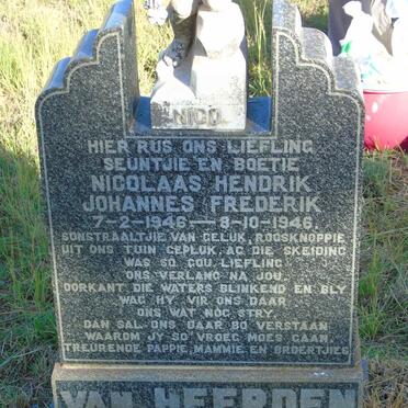 HEERDEN Nicolaas Hendrik Johannes Frederik, van 1946-1946