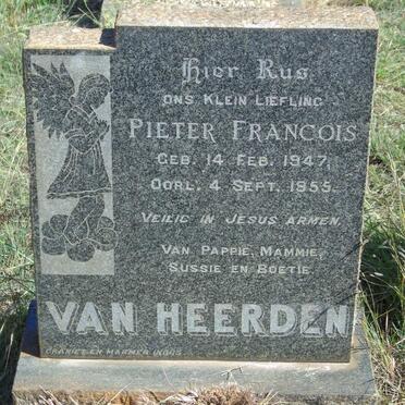 HEERDEN Pieter Francois, van 1947-1955