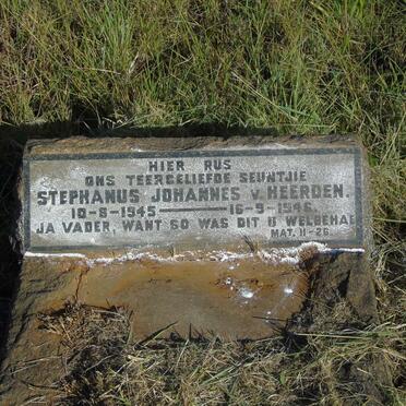 HEERDEN Stephanus Johannes, v. 1945-1946