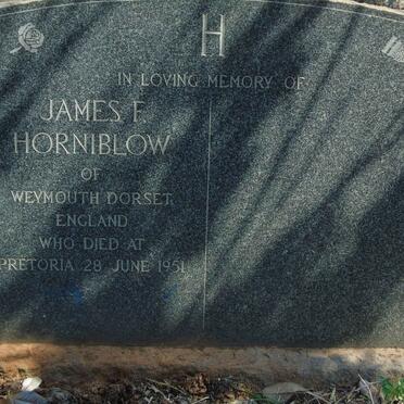 HORNIBLOW James F. -1951