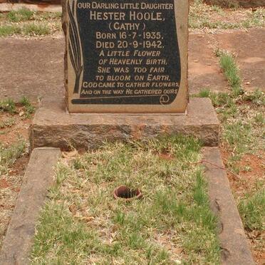 HOOLE Hester 1935-1942
