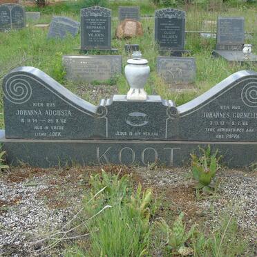 KOOT Johannes Cornelis 1913-1966 &amp; Johanna Augusta 1914-1962