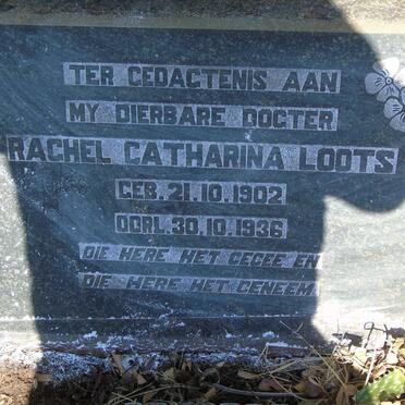LOOTS Rachel Catharina 1902-1936