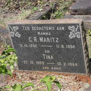 MARITZ G.R. 1882-1958 :: MARITZ Tina 1909-1964