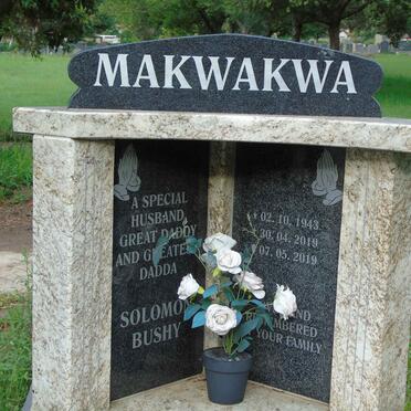 MAKWAKWA Solomon Bushy 1943-2019