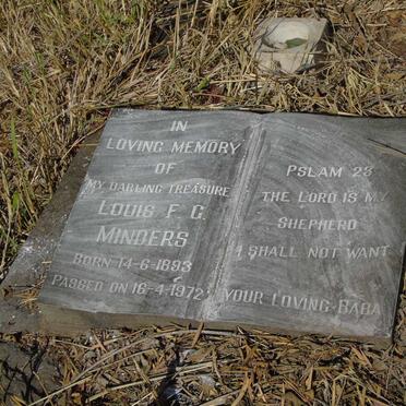 MINDERS Louis F.G. 1893-1972