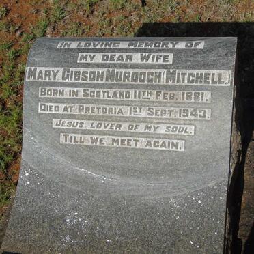 MURDOCH Mary Gibson nee MITCHELL 1881-1943