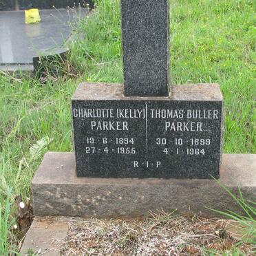 PARKER Thomas Buller 1899-1964 &amp; Charlotte 1894-1955