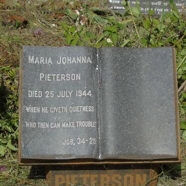 PIETERSON Maria Johanna -1944