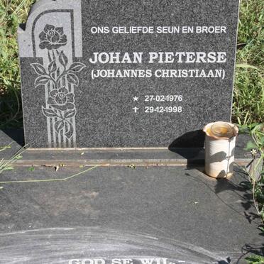 PIETERSE Johannes Christiaan 1976-1998