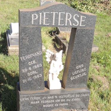 PIETERSE Ferdinand 1963-1963