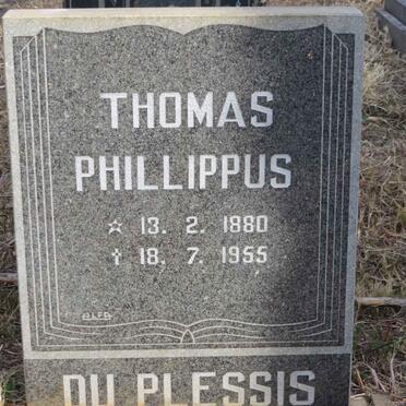 PLESSIS Thomas Phillippus, du 1880-1955