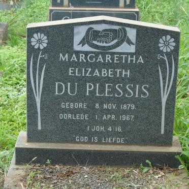 PLESSIS Margaretha Elizabeth, du 1879-1967