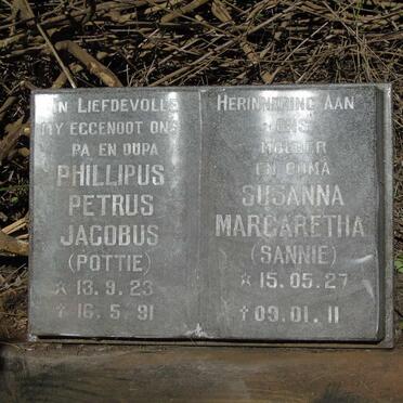 POTGIETER Phillipus Petrus Jacobus 1923-1991 & Susanna Margaretha 1927-2011_2