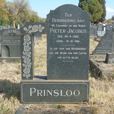 PRINSLOO Pieter Jacobus 1928-1961