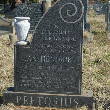 PRETORIUS Jan Hendrik 1912-1977