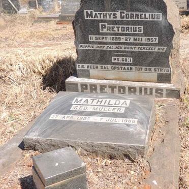 PRETORIUS Mathys Cornelius 1899-1957 & Mathilda MULLER 1905-1986 :: PRETORIUS Mathys Cornelius 1945-2004_2