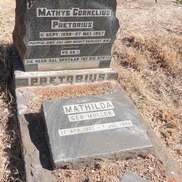 PRETORIUS Mathys Cornelius 1899-1957 & Mathilda MULLER 1905-1986 :: PRETORIUS Mathys Cornelius 1945-2004_1