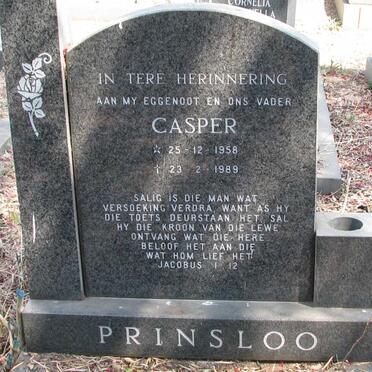 PRINSLOO Casper 1958-1989