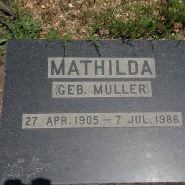 PRETORIUS Mathys Cornelius 1899-1957 & Mathilda MULLER 1905-1986 _2