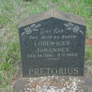 PRETORIUS Lodewicus Johannes 1940-1940