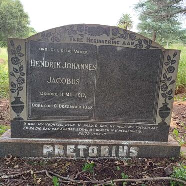 PRETORIUS Hendrik Johannes Jacobus 1917-1957