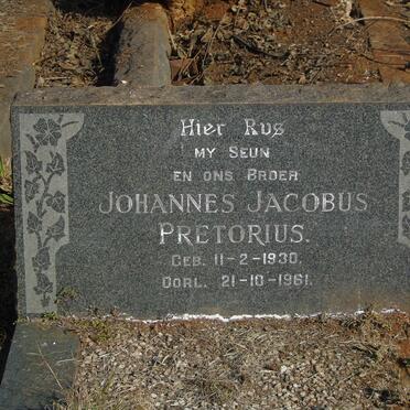 PRETORIUS Johannes Jacobus 1930-1961