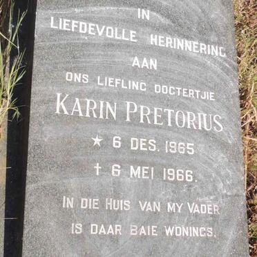 PRETORIUS Karin 1965-1965