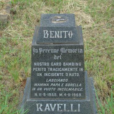 RAVELLI Benito 1955-1959