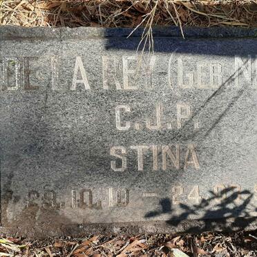 REY C.J.P., de la nee NEL 1910-1999