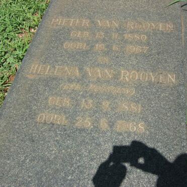 ROOYEN Pieter, van 1880-1967 & Helena ROSSOUW 1881-1968