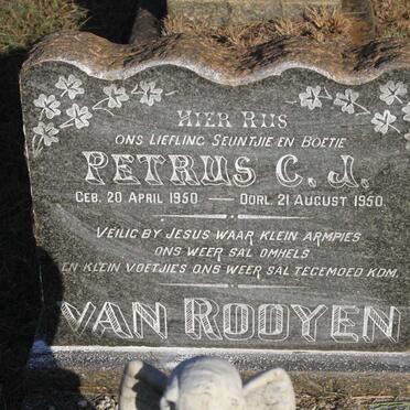 ROOYEN Petrus C.J., van 1950-1950