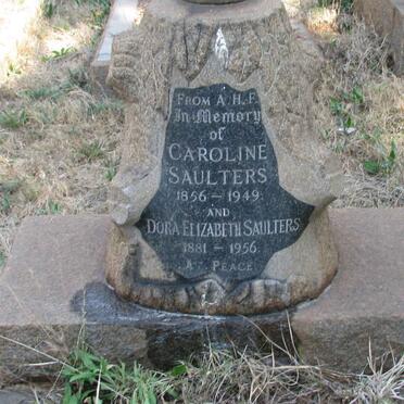 SAULTERS Caroline 1856-1949 :: SAULTERS Dora Elizabeth 1881-1956