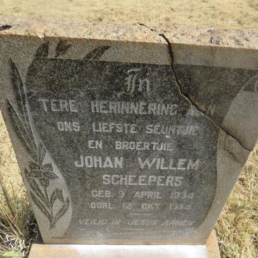 SCHEEPERS Johan Willem 1934-1934