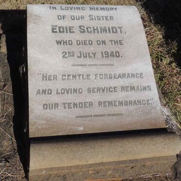 SCHMIDT Edie  -1940