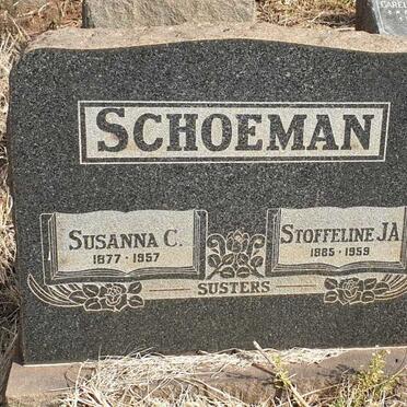 SCHOEMAN Susanna C. 1877-1957 :: SCHOEMAN Stoffeline J.A. 1885-1959
