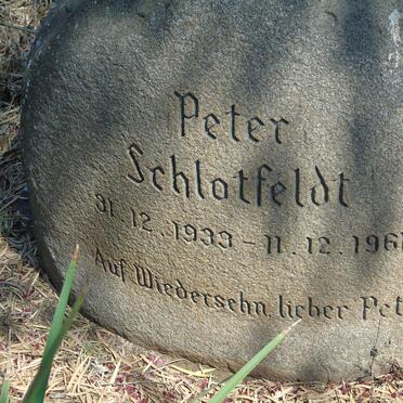 SCHLOTFELDT Peter 193?-1961