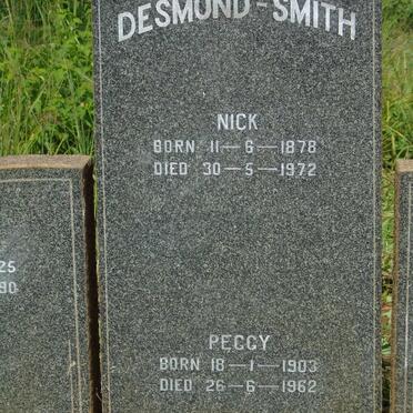 SMITH Nick, DESMOND - 1878-1972 & Peggy 1903-1962 :: DESMOND-SMITH Nicky 1925-1990 :: DESMOND-SMITH Sydney 1927-1942 _2