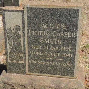 SMUTS Jacobus Petrus Casper 1932-1941
