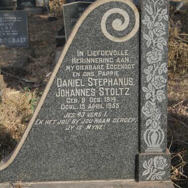 STOLTZ Daniel Stephanus Johannes 1914-1955