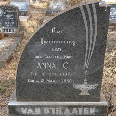 STRAATEN Anna C., van 1937-1956