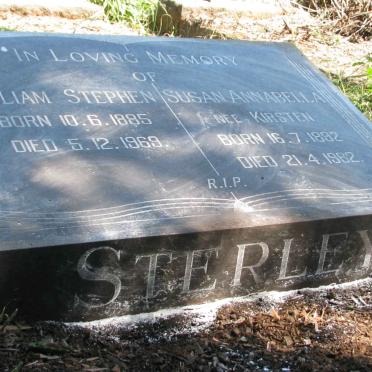 STERLEY William Stephen 1885-1969 &amp; Susan Annabella KIRSTEN 1892-1962