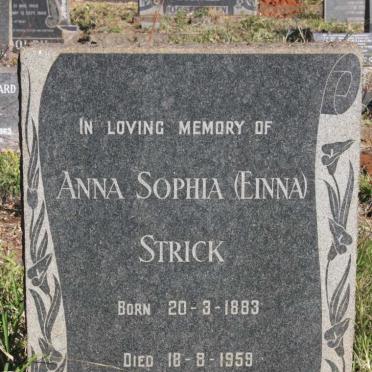STRICK Anna Sophia 1883-1959