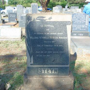 STEYN Willemina Pieternella nee WONDERGEM 1914-1944