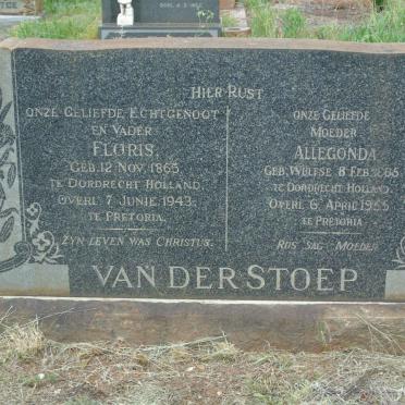 STOEP Floris, van der 1865-1943 &amp; Allegonda WULFSE 1865-1955