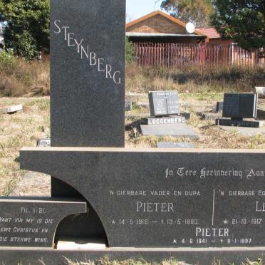 STEYNBERG Pieter 1915-1983 &amp; Lena 1917-1973 :: STEYNBERG Pieter 1941-1997