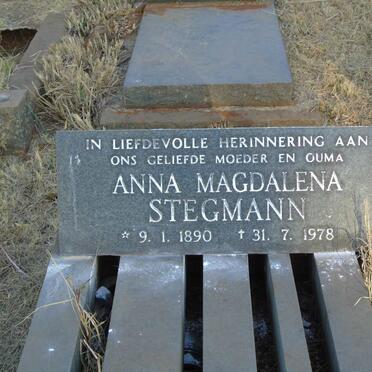 STEGMANN Anna Magdalena 1890-1978