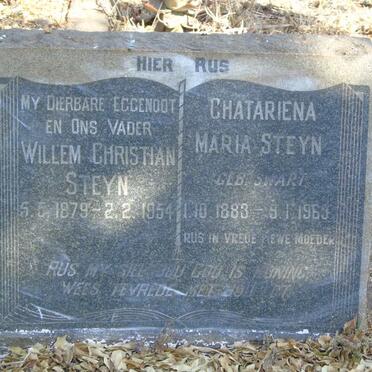 STEYN Willem Christian 1879-1954 & Chatariena Maria SWART 1883-1963