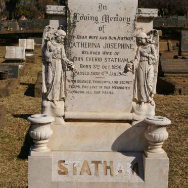 STATHAM Catherine Josephine 1890-1943